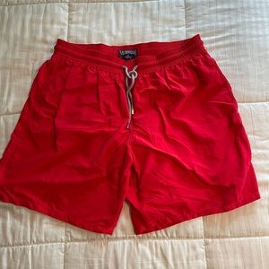 Vilebrequin Men’s Swimsuit in Red Size XXXL